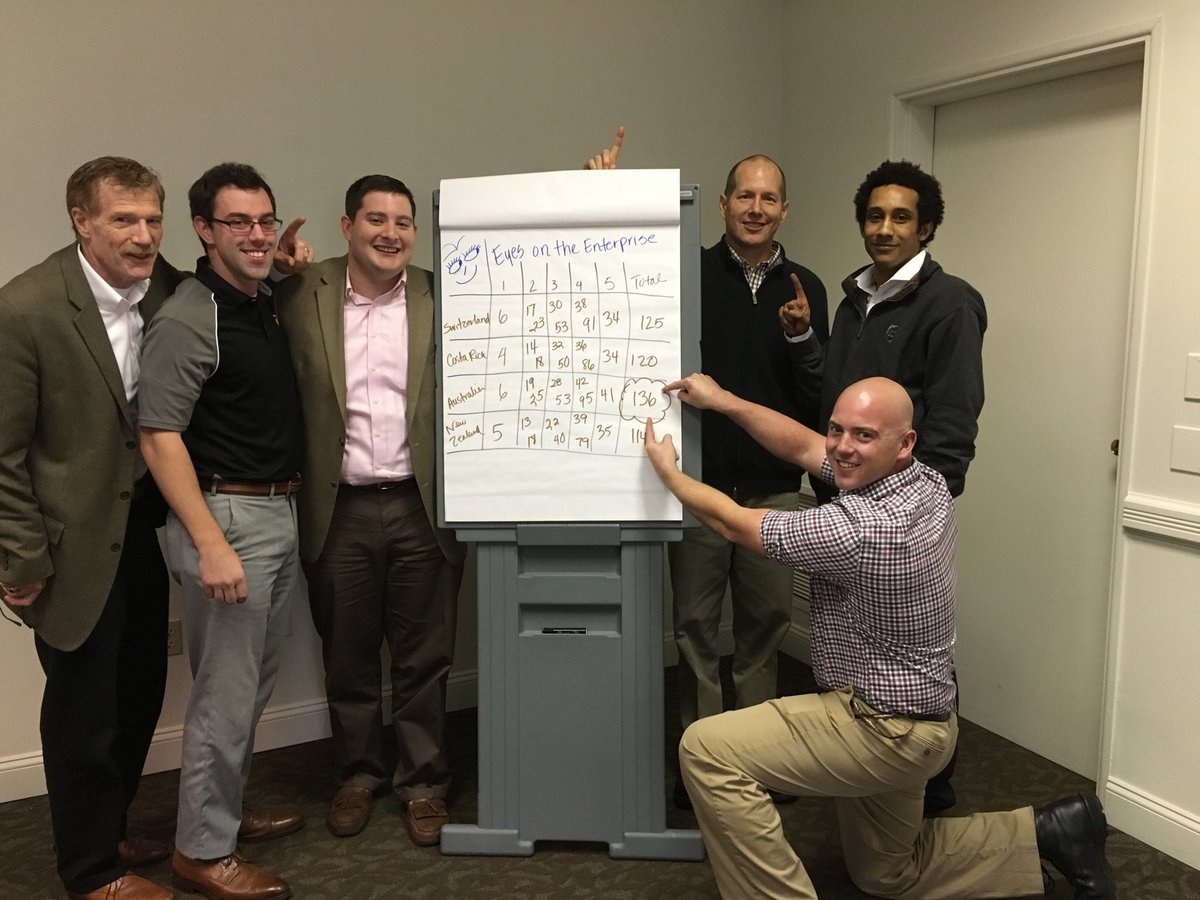 Team Australia wins the Eyes in the Enterprise Strategy game at NMO in Connecticut. Thanks to John P, Kellyn, Pat, Andrew, Ken, John U for a great win. ⁦<a href="/NortheastUPSers/">NortheastUPSers</a>⁩ ⁦<a href="/ChesapeakUPSers/">Chesapeake UPSers</a>⁩ ⁦<a href="/OhioValUPSers/">Ohio Valley UPSers</a>⁩ ⁦@ups_scg⁩