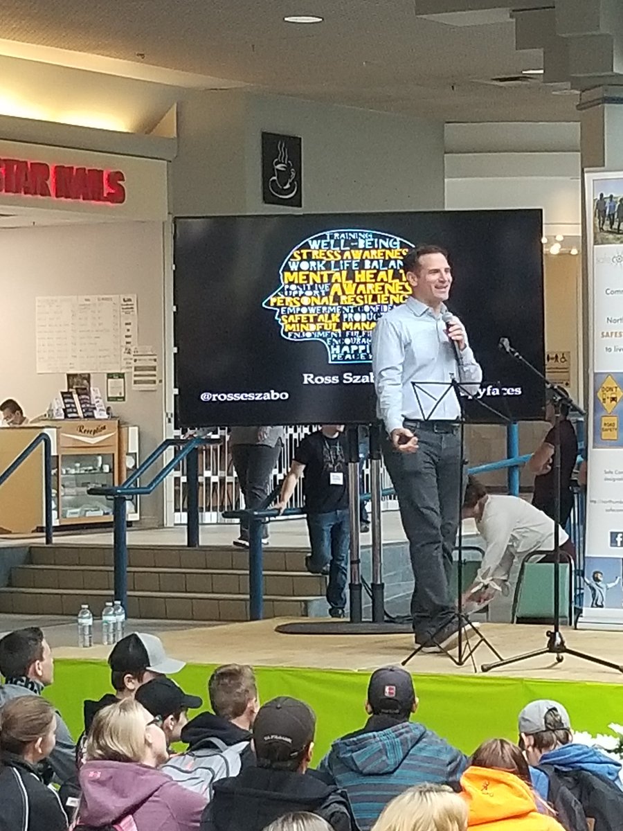 OPP_CR's tweet photo. #Nthld Ross Szabo at the Community Connections Expo educating students of common #mentalhealth conditions & individual differences. Empowering #Youth to seek help. Taking Charge of your Mental Health. Bridging the Gap ^kj https://t.co/7dYQIt3cT3