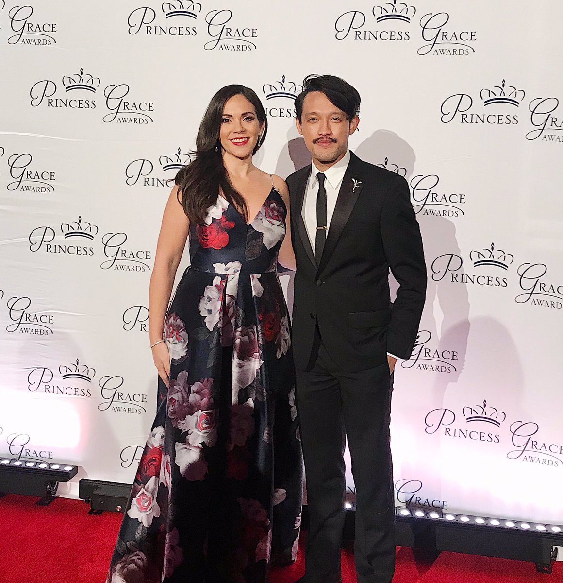 Our beautifully talented artists last night at the @PrincessGraceUS Awards, in NYC. Congratulations once again to @mcfuste and @VichetChum! #theatremagic