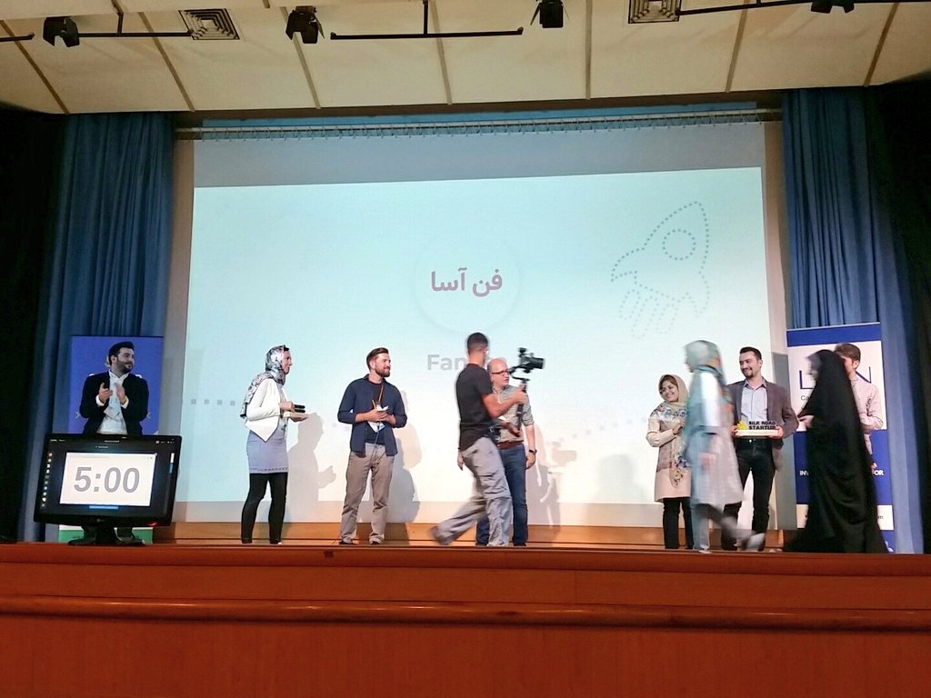 MoojanAsghari's tweet photo. And the #mashad #winner is: #fanasa the intelligence empowerment tools for patients
Also with 2 female founders ! @silkroadstartup #silkroad100 https://t.co/3EKA1Mf8ZM