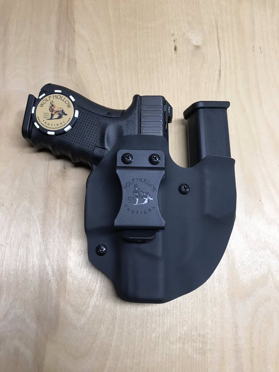 WolfHollowTact's tweet photo. @GLOCKInc 19 Wolf Pack AIWB in black Kydex...
👉🏻Don’t forget our 5 year anniversary sale is going on this week until Sunday. Use code 5YEARDISCO to save 10% off your order of $45 or more!!👈🏻
https://t.co/pLzdXJoCuq
 #wolfhollowtactical #wolfpack #wolfpackaiwb #glock #glock19 https://t.co/f5Cz6GCO1s