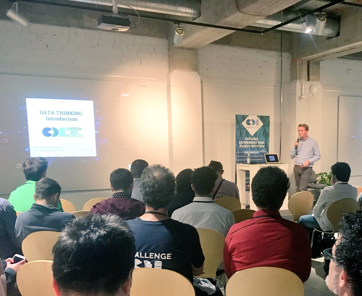 etv_startuphub's tweet image. #DataThinking is about focusing on use cases &amp;amp; Design of #Data @etventure #edincubator #inspiration #startup #mentoring #Datathon