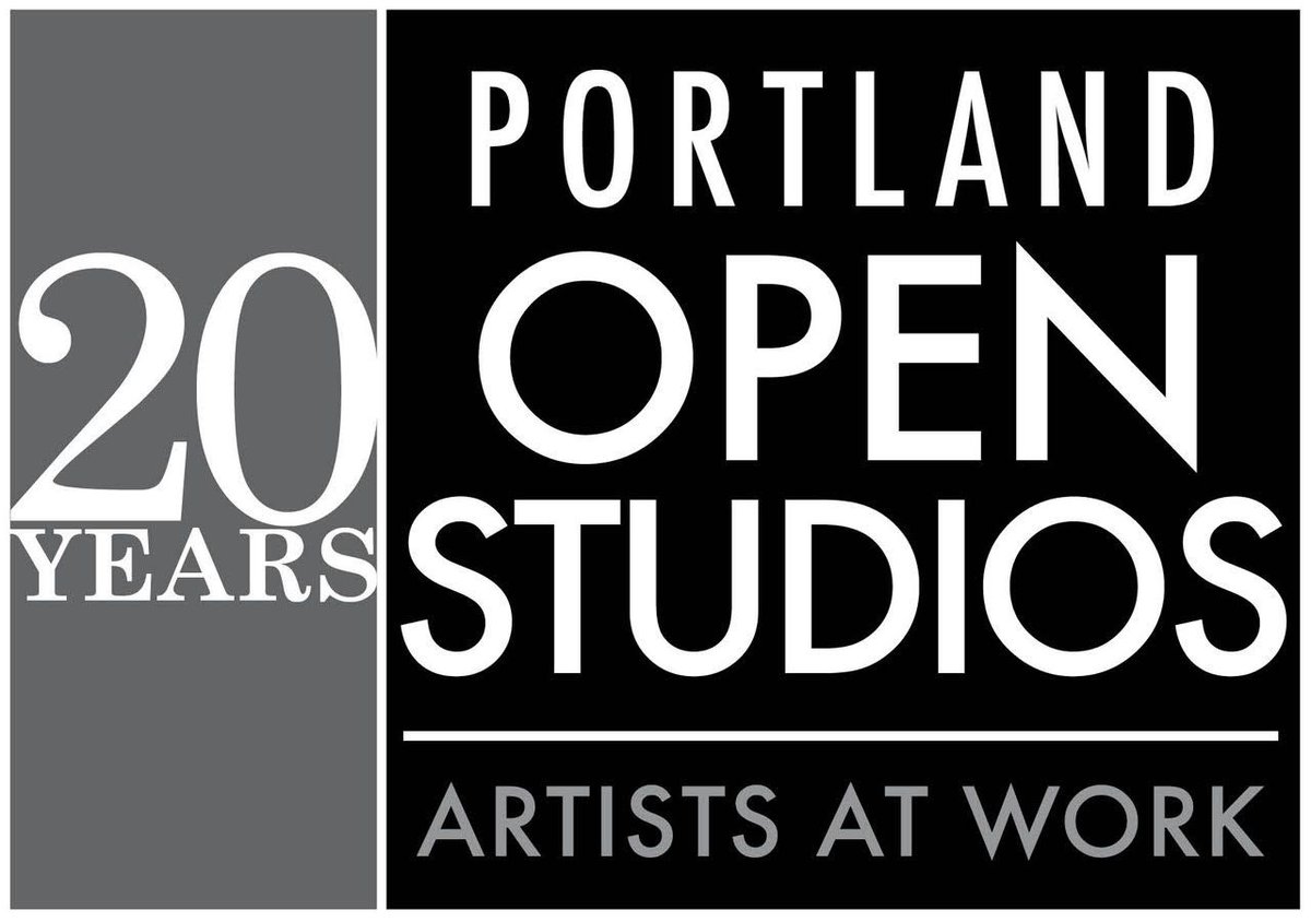 PDXOpenStudios's tweet photo. Visit 99 artists in their studios for the second weekend of Portland Open Studios.  The tour is FREE.  Go to https://t.co/s2pbnbnj5M for tour maps and #artist info https://t.co/qaJOKj1c0R