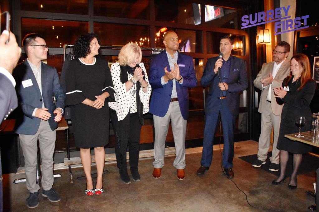 LindaAnnisBC's tweet photo. First and foremost I am a proud member of @surreyfirst and I have 100% confidence in @surreytomg and every one of the candidates I'm running alongside. I am hopeful for this city's future with a Surrey First victory after the votes come in on Saturday. #greatteam #Surrey https://t.co/fdaFHJUxvN