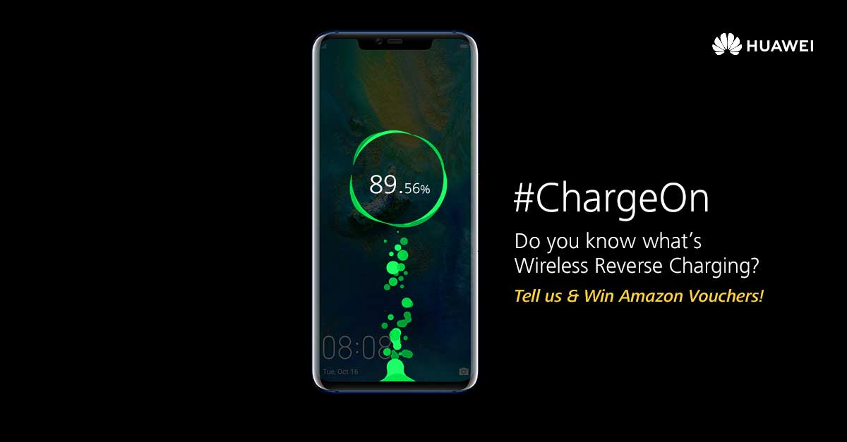 HuaweiIndia's tweet photo. Time to put on your thinking hats and #ChargeOn Huawei fam! 

Tell us what do you understand by ‘Wireless Reverse Charging’ in the comments using #HuaweiMate20Pro &amp; #ChargeOn &amp; three lucky winners will take home Amazon Vouchers worth 10k, 5k and 3k!

T&amp;Cs: https://t.co/suqtTWK8bq https://t.co/u3s2ZBoenK