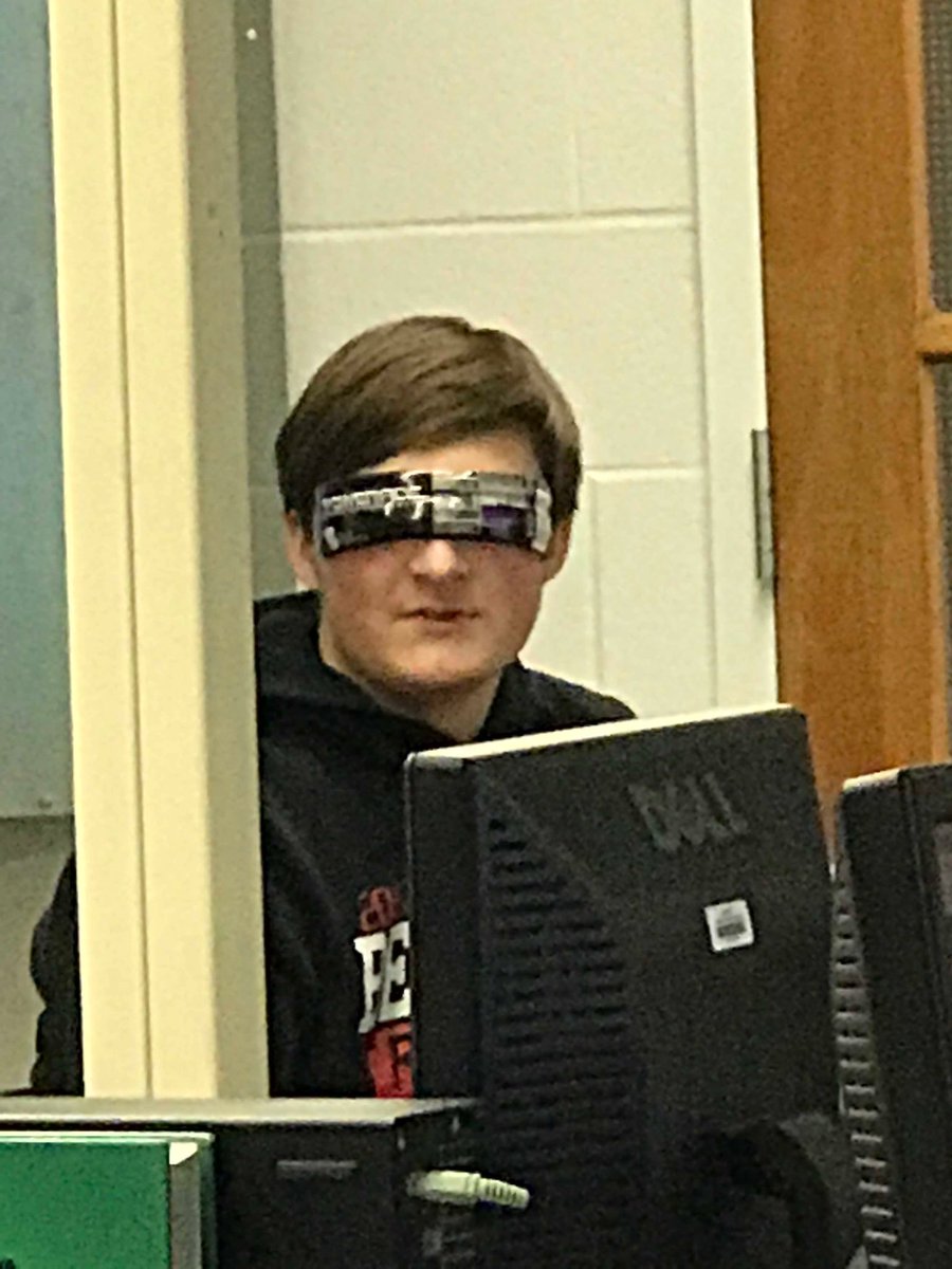 BHSAcctg's tweet photo. What can I even say? Only in Accounting 3. 😳 #Roboaccountant #4thHour https://t.co/5I8wdU4Fw7