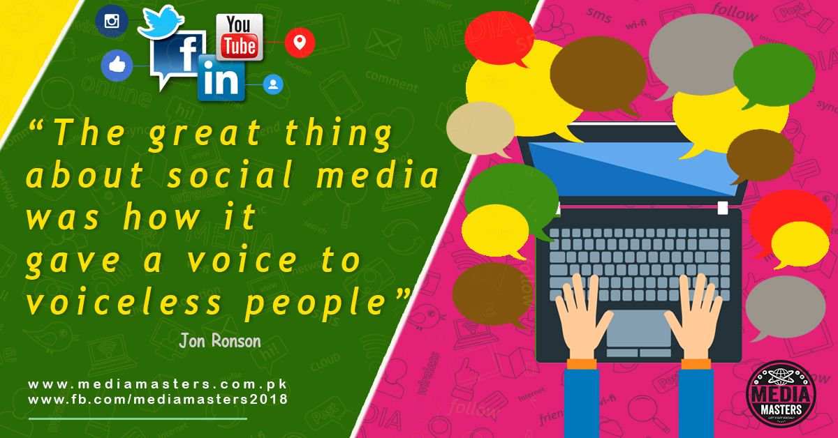 MediaMastersPak's tweet image. #PowerofSocialMedia
#MediaMasters
#SocialmediaMarketing