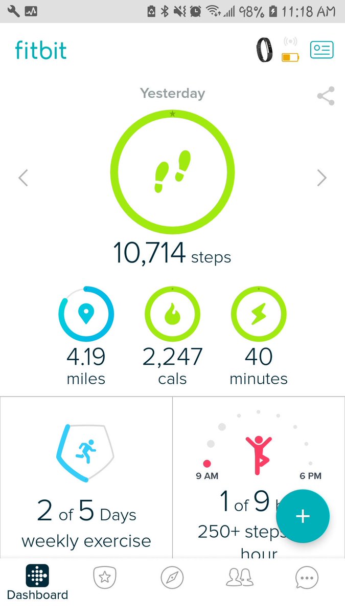 I_Am_ME_MV's tweet photo. Baby steps add up... lol #fitbit #notawalker #staypositive https://t.co/zUIbiJEg0M