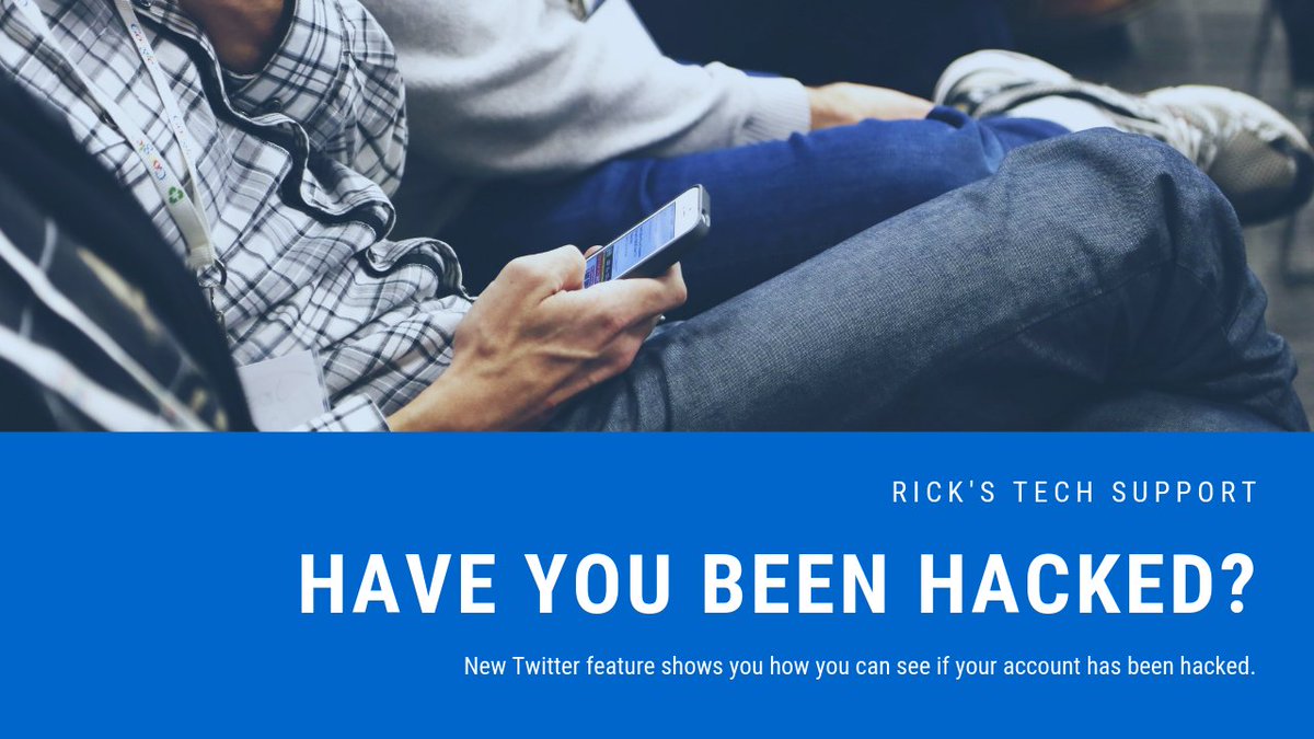 rickstechsup's tweet photo. Check your settings to make sure your account hasn’t been hacked. Here’s how to do it. #hacked #security https://t.co/xCA700tXZo https://t.co/fYjLzF2mOV
