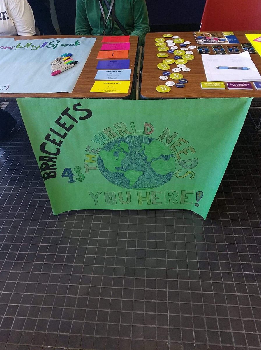 Make sure to stop by the GUC and support our friends, UNA Active Minds! 

They’re selling Suicide Prevention Bracelets for $4!