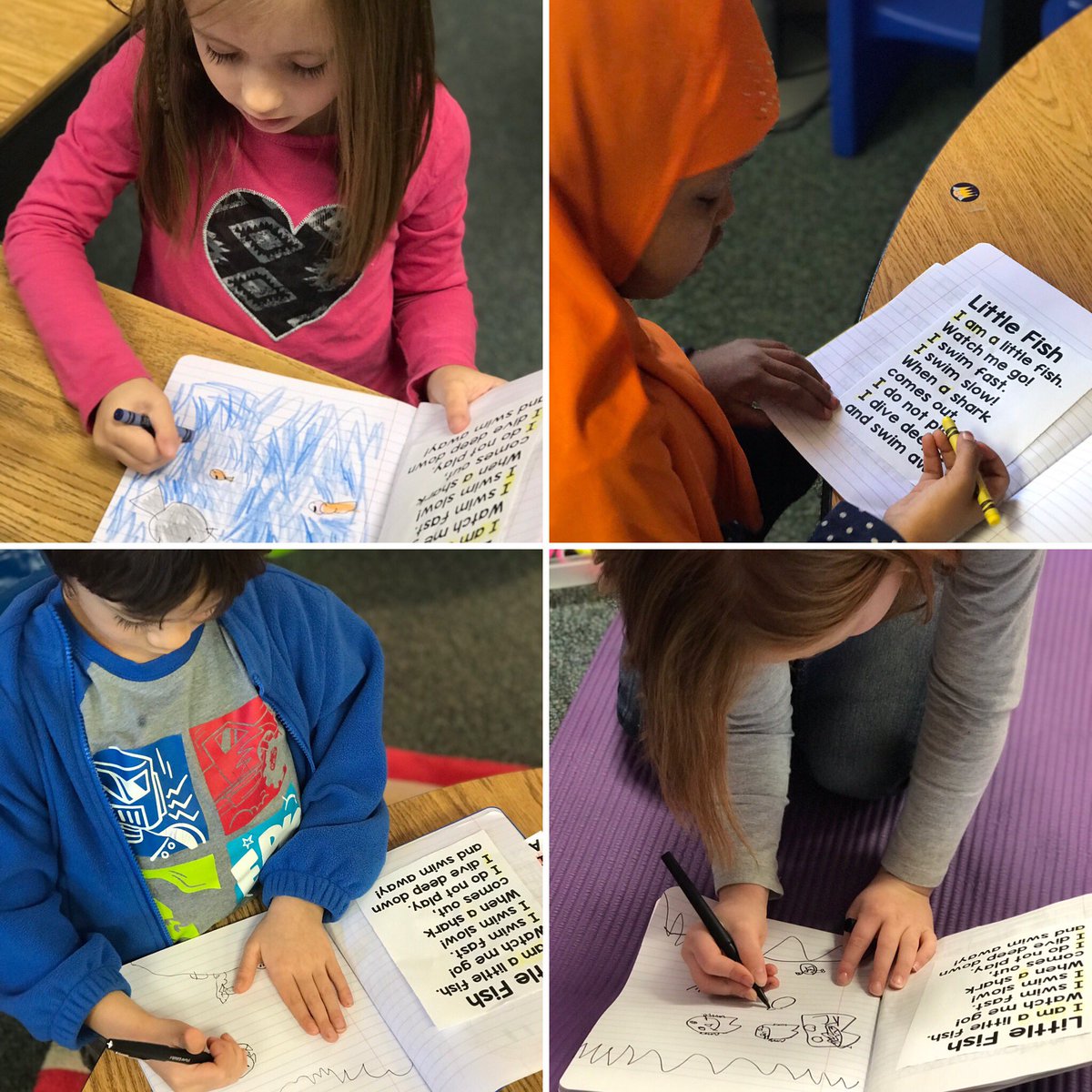 plantekinder's tweet photo. We❤️poetry time! #gfwinship #GfSchools #happyclassrooms #readers #undmethods https://t.co/JjLzdYnwBl