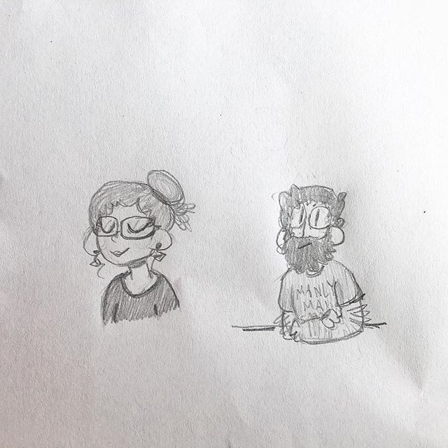 nicatingles's tweet photo. So we asked @orange.alligator to do a sketch of us and we got his adorable comic rendition!! https://t.co/tCOXWCvEbY https://t.co/aSryFQK2EJ