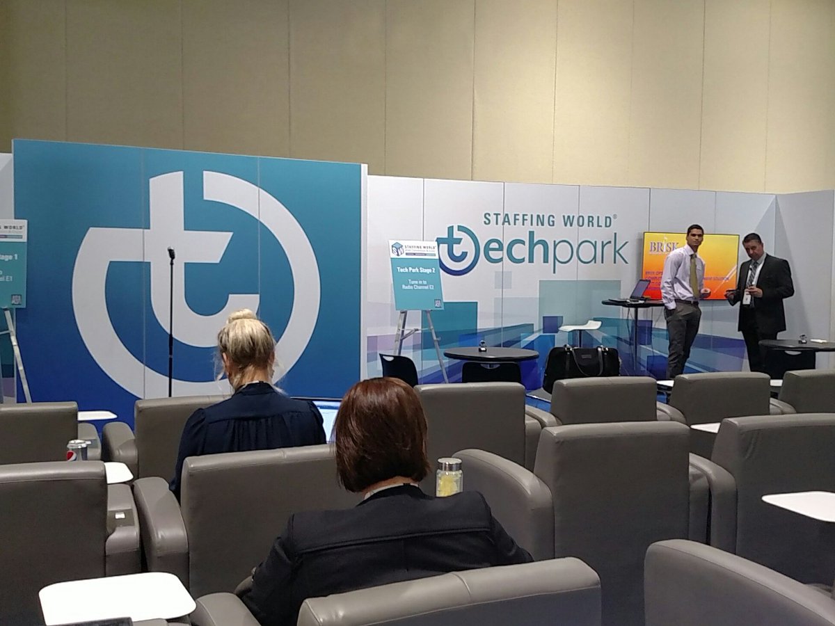 ASAfoleyk's tweet photo. Are you coming to #StaffingWorld Tech Park? Grab your lunch &amp; head on over. https://t.co/sIas9OqRB5