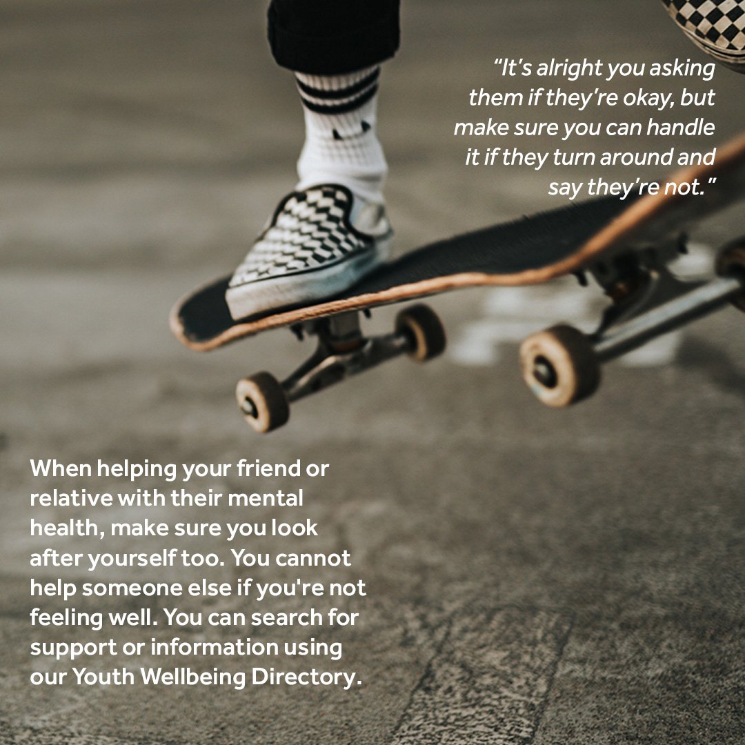 Some #wednesdaywisdom for you from <a href="/heartsand_minds/">Hearts and Minds</a> &amp; <a href="/_Common_Room/">Common Room</a> who worked with us to create our Helping Someone Else page! Find out how to help someone you’re worried about &amp; read quotes that come from young people: annafreud.org/helpingsomeone… 
#onmymind #checkonyourfriends