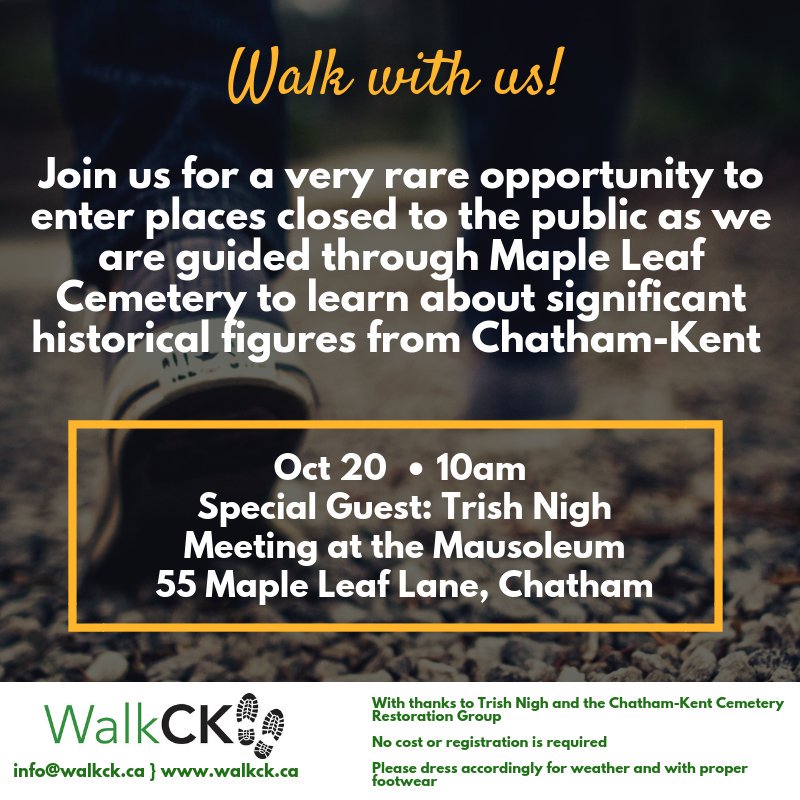 Our last walk of 2018 is this Saturday! <a href="/HikeOntario/">Hike Ontario</a> #livingck <a href="/ckrec/">CKRecreation</a>