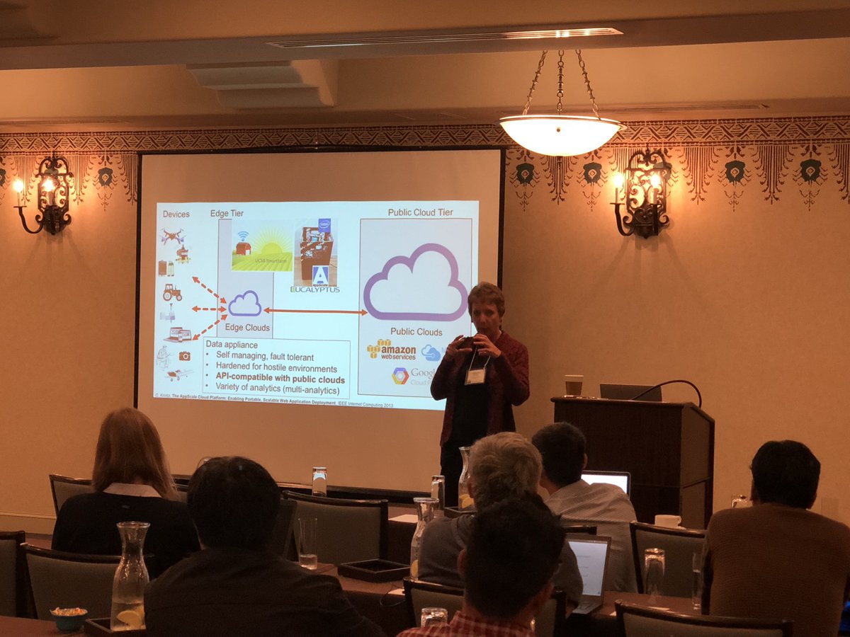 iot20181's tweet photo. @ckrintz outlining how to use edge devices for farming in her keynote at #IoT2018 https://t.co/sym9dI5vJi