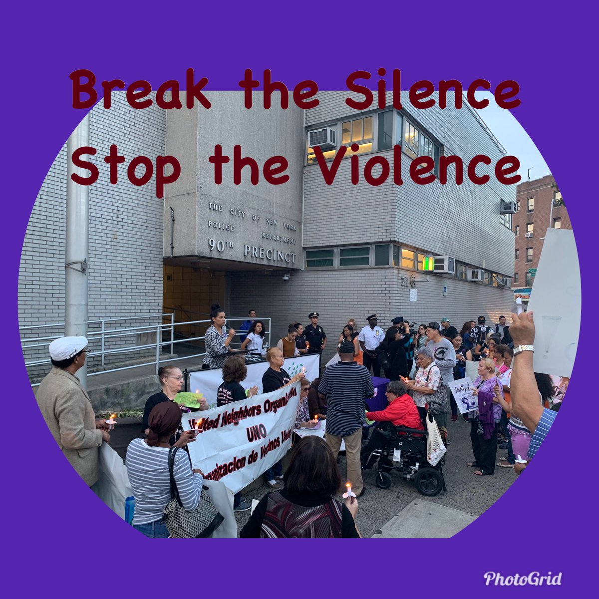 Thanks to all that joined North Brooklyn Coalition in a Domestic Violence Awareness vigil organized by Ms. Patricia Ross. #DVAM2018 @NYPDDV @NBCAFV