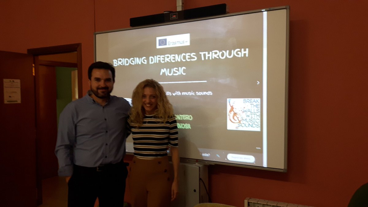 bdtm_project's tweet photo. Erasmus Plus conference dissemination in @CPRAlmendralejo "Bridging Differences Through Music" project KA201 
You can watch the presentation ⤵
https://t.co/dOwqGFbbhh
@sepiegob @EUErasmusPlus https://t.co/wBY9xqRq27