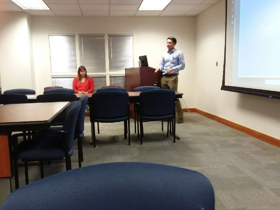 DPCAdvocates's tweet photo. @DrQiu and Dr. Emily O'Rourke giving a #DPC introduction to medical students at Eastern Virginia Medical School @EVMSedu #FMRevolution https://t.co/KnBPK0NPq1