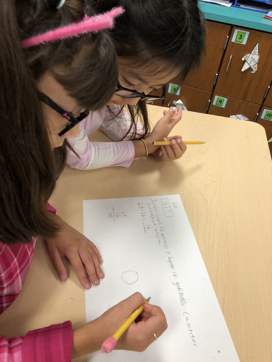 dchavarria05's tweet photo. Estamos escribiendo problemas de matemáticas buscando el número desconocido #DCEtrailblazers https://t.co/ZaksmFnMjQ
