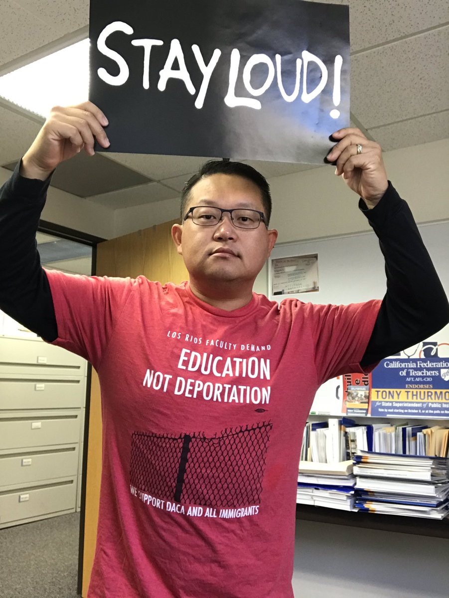 BryanHa1's tweet photo. #UndocumentedStudentWeekofAction continues. #EducationNotDeportation #EducationNotSeparation @LRCFT2279 @porangevampire @bclum1974 @murakad @CFTunion Want this shirt? Please visit https://t.co/zsyvbX7ymL (all proceeds support Social Justice Caucus) https://t.co/GLECwk0fBn