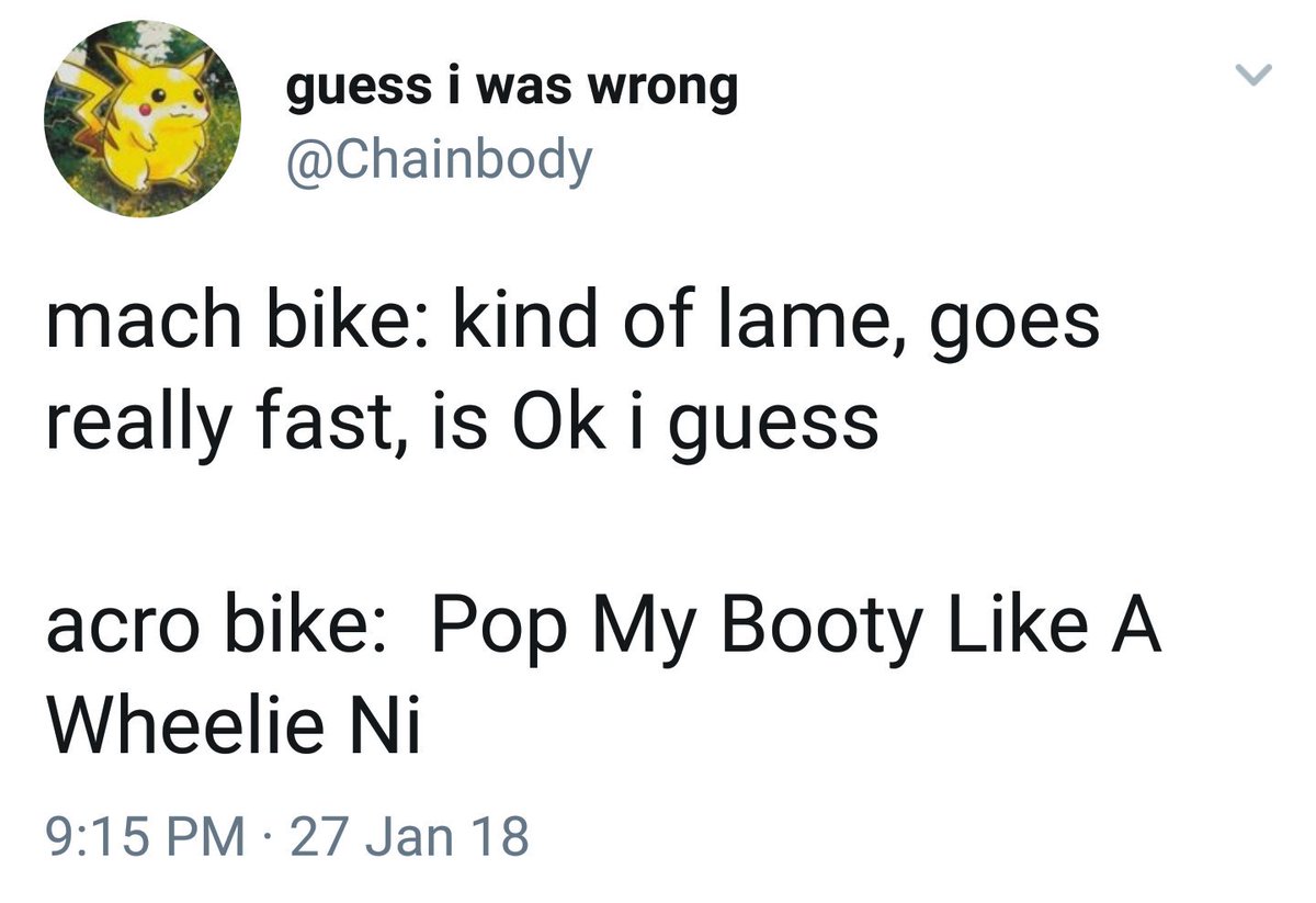 Bomboclaat On Twitter Acro Bike Users Be Talking Shit Until They