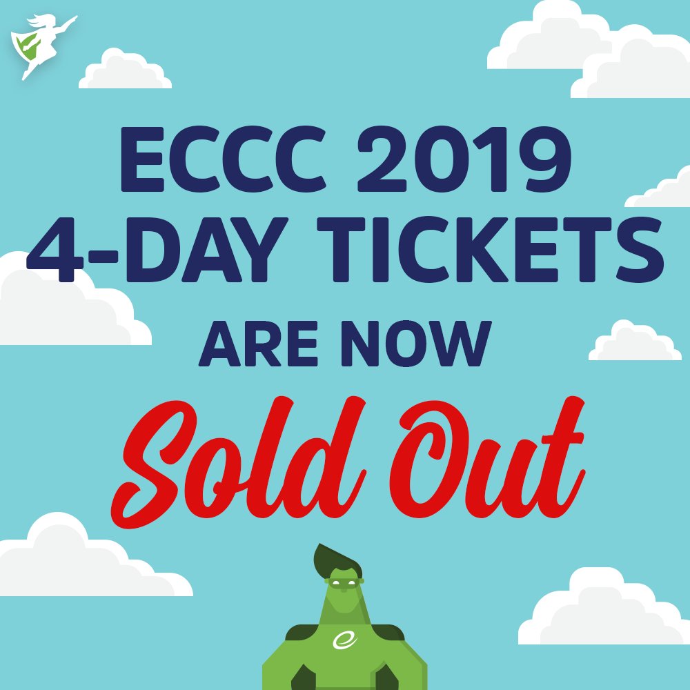 Emerald City Comic Con on Twitter "📢📢 All held ECCC 4Day Tickets are