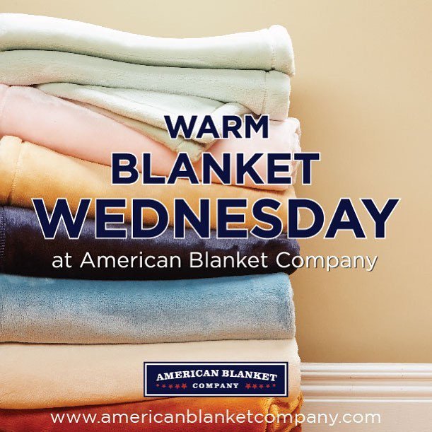 American Blanket Co. on Twitter "It's Warm Blanket Wednesday (WBW) at