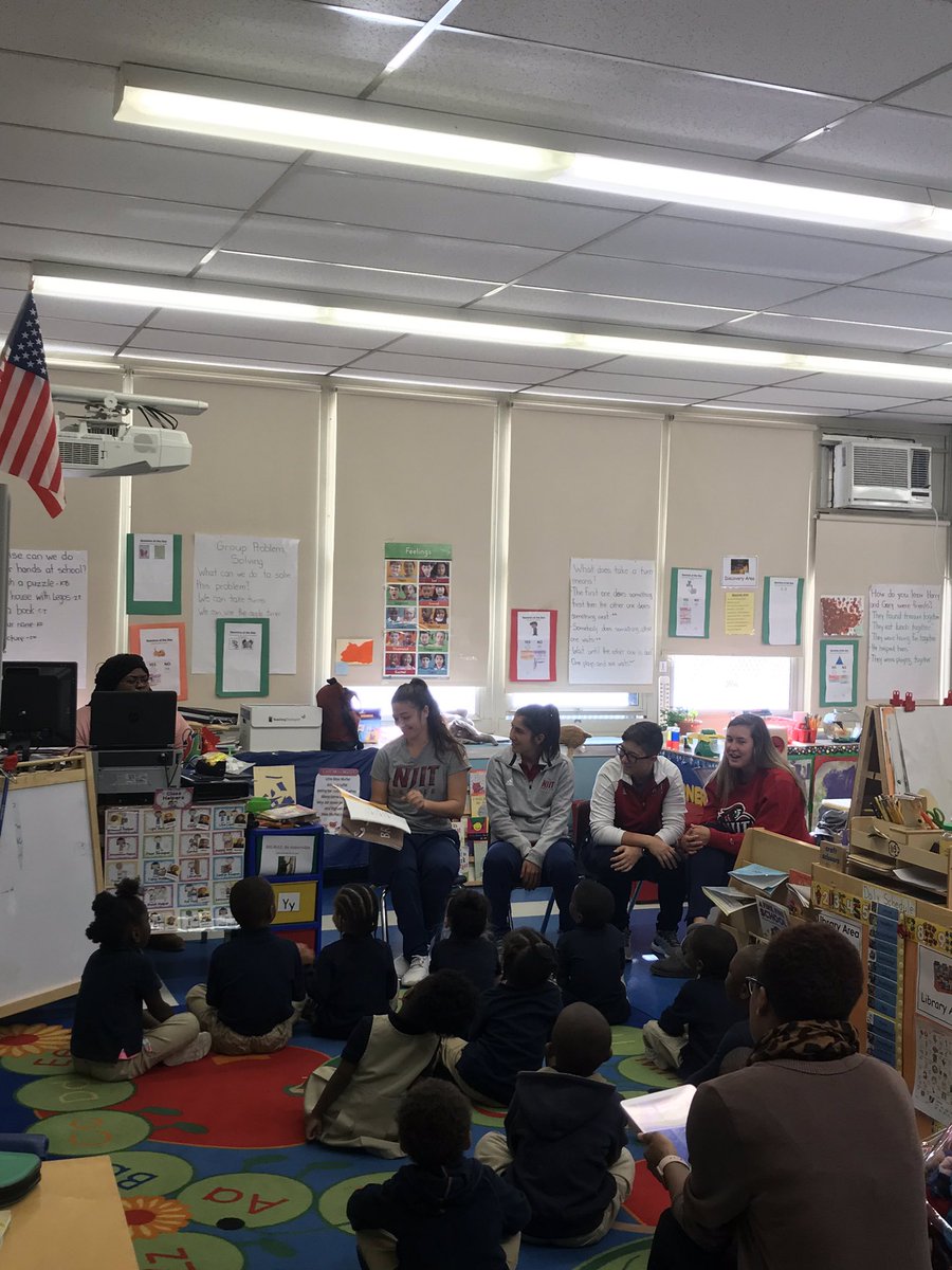 We always have an awesome time reading &amp; playing with the Pre-K &amp; Kindergarten students at Camden Street Elementary School! Today included puppet shows, Halloween &amp; singing! #newarklove