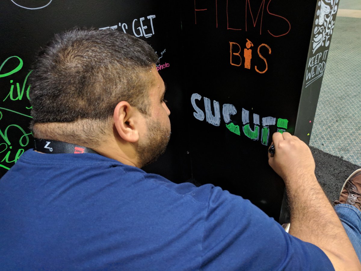 sucurisecurity's tweet photo. Thank you to all of you, customers or new friends, that visited us at #AdobeMAX this week, you guys were awesome and the conversations were very helpful to us. 
Keep the conversation going, we're also available to live chat at https://t.co/ZqHzUdL1id https://t.co/dOX0pnSMtJ