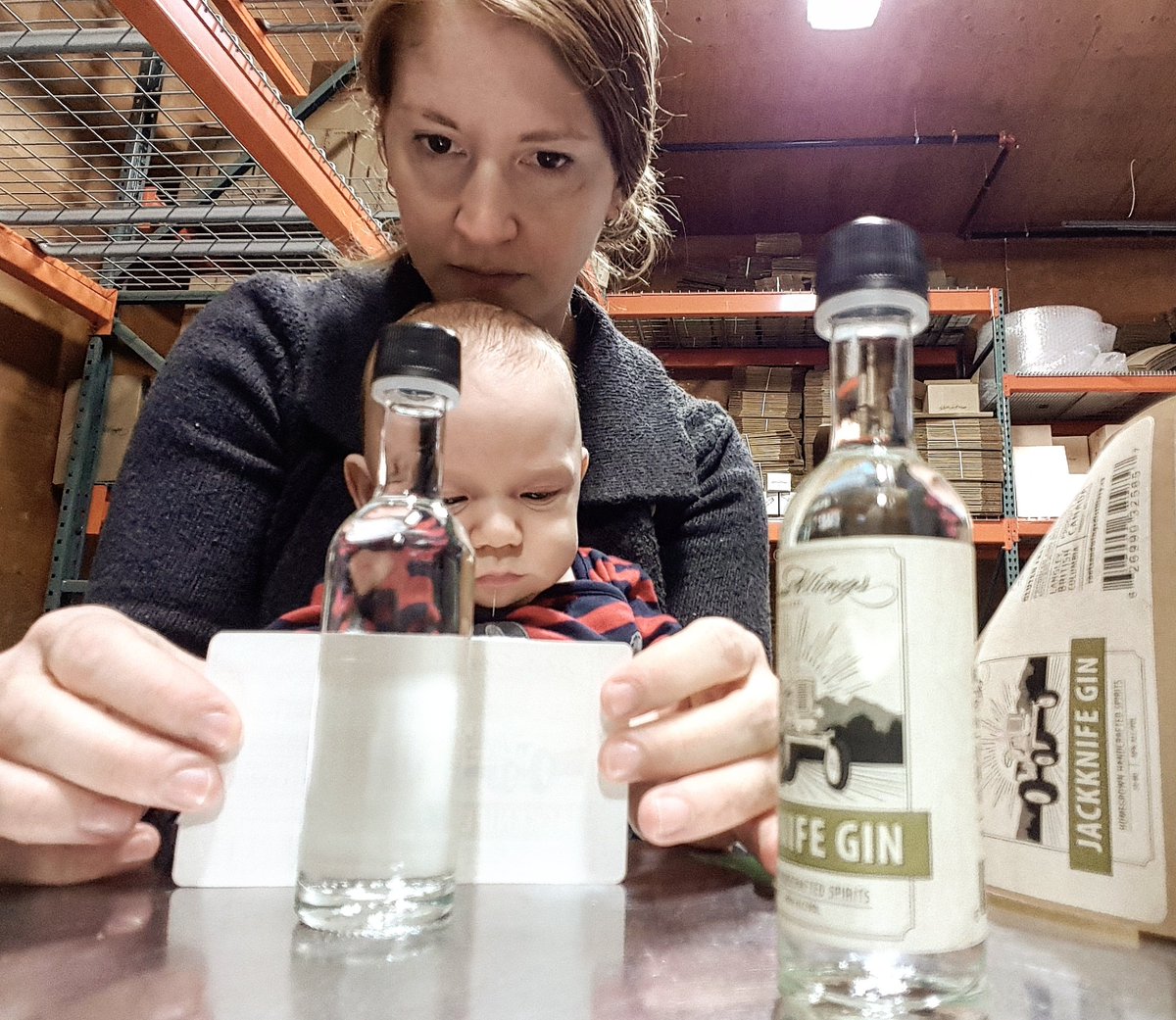 rawstillhouse's tweet photo. The concentration it takes to #handlabel #mini bottles is sure to give anyone #RBF my #sidekick Lewis included
#JackknifeGin #RootsAndWingsDistillery #Rawstillhouse #eatdrinklocal #madewithlove #multitasking #momlife #familybusiness https://t.co/UvzOm4VVBL