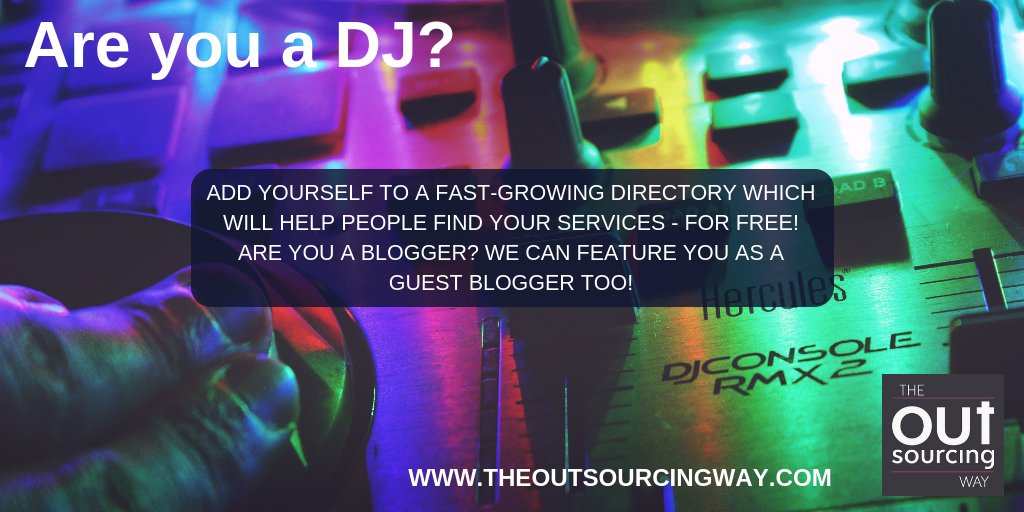 TheOutsourceWay's tweet photo. Are you a DJ?
Do you know a DJ?
Tag a DJ!
https://t.co/qMqQ3FcMsi
#DJ #Disco #Music #Performer #theoutsourcingway #tow #outsourcingway #outsourcing #clientleads #promo #freepromo #website #newwebsite #socialmedia #article #news #business #success #community #spreadtheword https://t.co/QH8jW9pZKv