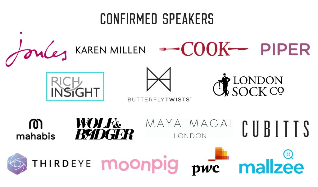 A huge thank you to our speakers for sharing their pearls of wisdom! <a href="/Joulesclothing/">Joules</a> <a href="/theCOOKkitchen/">COOK</a> @richinsightuk <a href="/ButterflyTwists/">Butterfly Twists</a> <a href="/wolfandbadger/">Wolf & Badger</a> @CubittsKX <a href="/MayaMagal/">MAYA MAGAL LONDON</a> <a href="/MoonpigUK/">Moonpig</a> <a href="/mahabis/">mahabis</a> <a href="/LondonSockCo/">London Sock Company</a> <a href="/PwC_UK/">PwC UK</a> <a href="/ThirdEyeLabs/">ThirdEye</a> <a href="/Mallzee/">Mallzee</a> #RRLDN