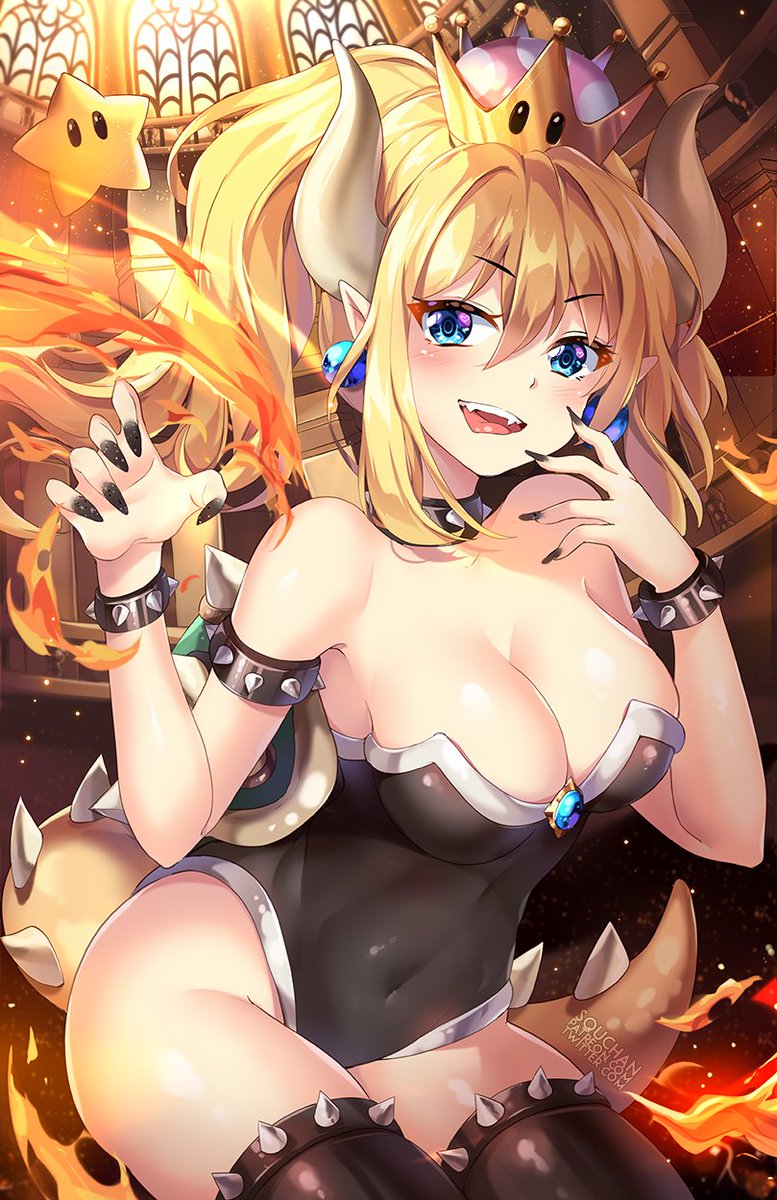 🎃 SquChan 🎃 (@SquChan) on Twitter photo 17/10/2018 17:44:39 ✨ 👑 ✨ #bowsette #nintendo #supercrown #クッパ姫 ✨ 👑 ✨ #bowsette #nintendo #supercrown #クッパ姫