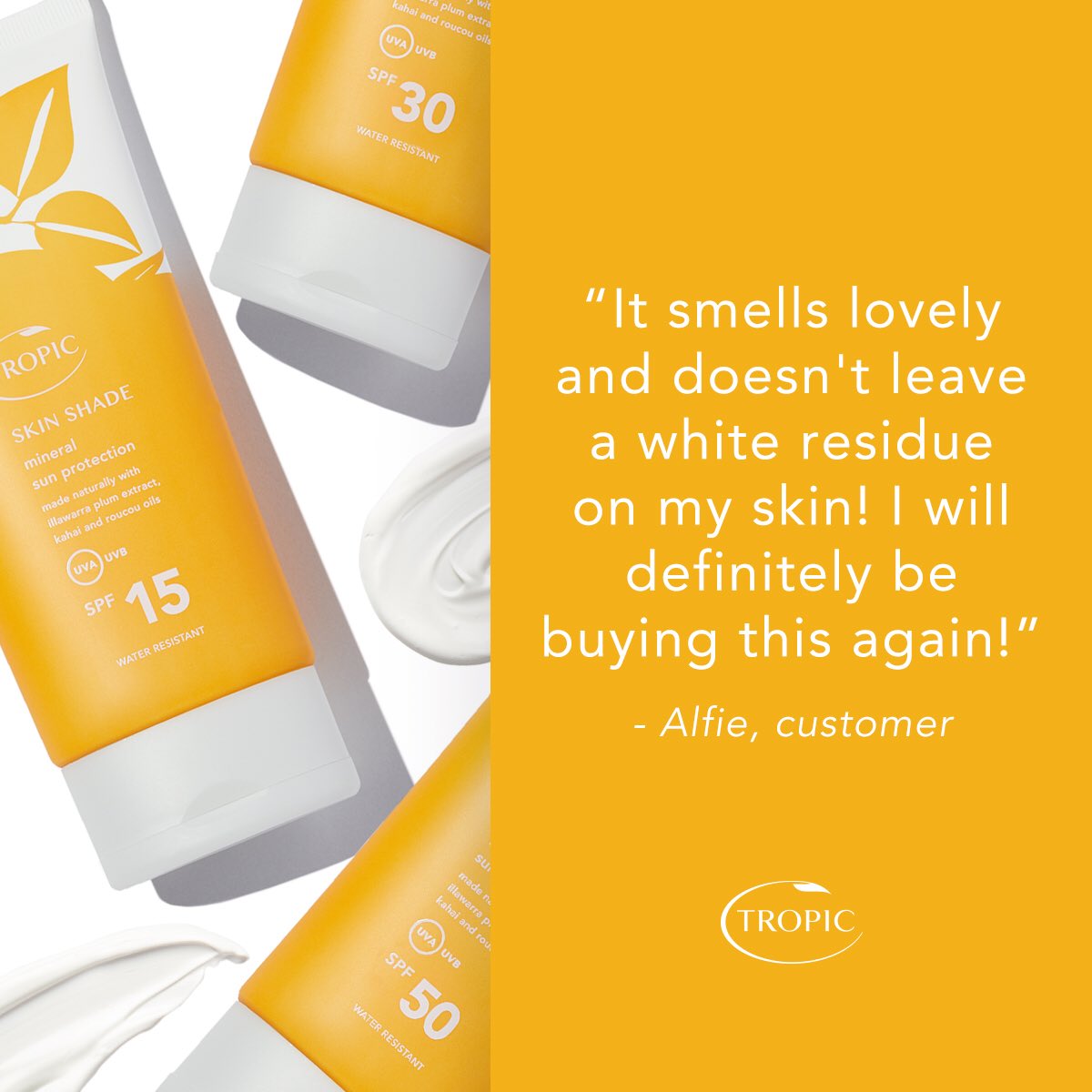 tropic skincare sunscreen