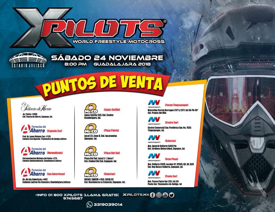MexflyOficial's tweet photo. More informations about @XpilotsFMX event in Jalisco Stadium !! 
@MonsterEnergy 

#motocross #xpilots #monsterenergy #extremsport #zapataracing #show #fireworks #extremshow #stadium #team #freestyle #amazing #guadalajara https://t.co/f2CjB40WcV