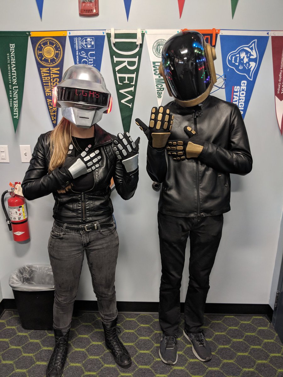 GibbonsAdvising's tweet photo. "Daft Punk" is our office today for squad day. #homecomingweek2018 https://t.co/ojutstmGgx