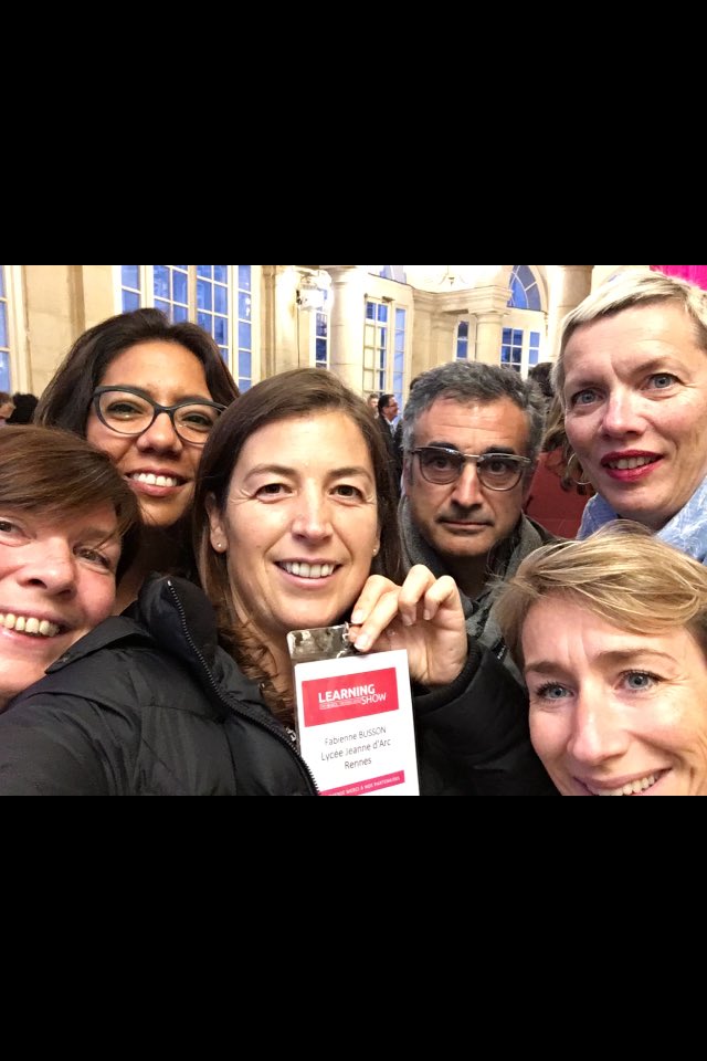 Paola_Villam's tweet image. L&apos;équipe des BTS du #lyceejarennes est présente au #LearningShow @loperarennes