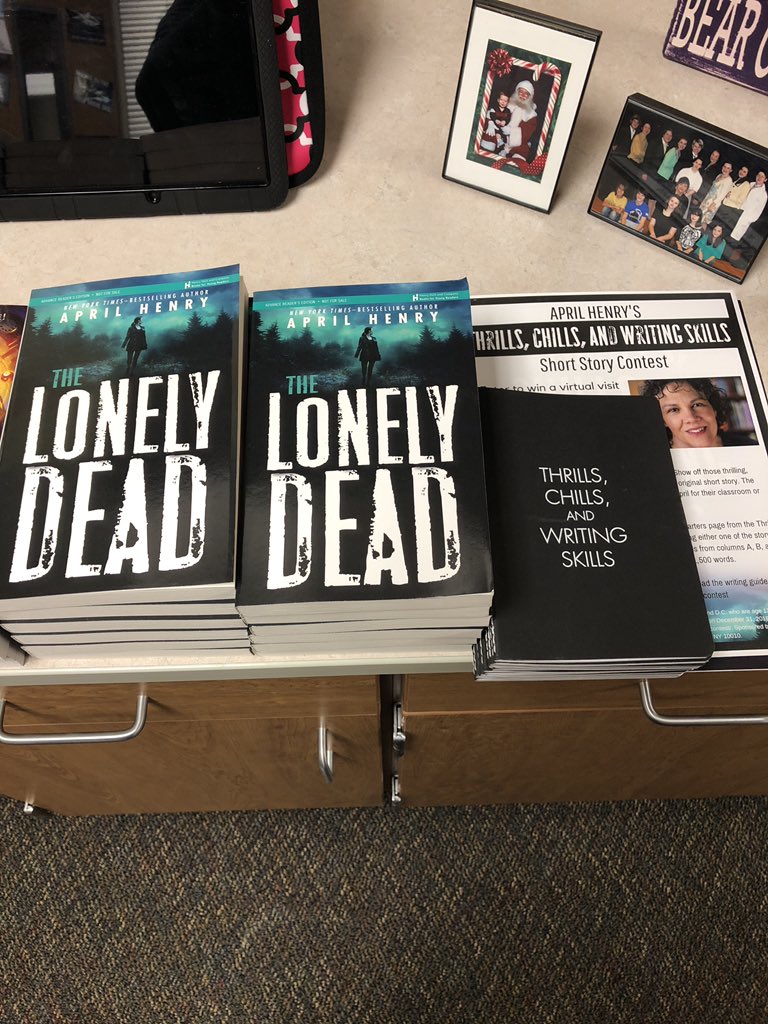 Look what we just got in the mail!Advanced reader copies of The Lonely Dead! Thank you so much @aprilhenrybooks Our book club is going to be thrilled! #mjhsreads #favauthor