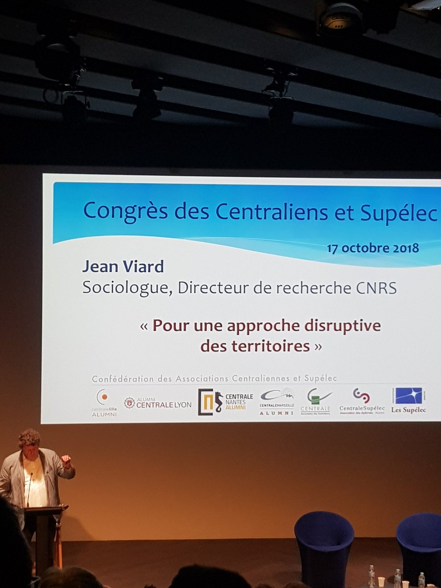 On accueille avec plaisir au @mucem Jean Viard <a href="/jeanviard/">jean viard</a>, sociologue, Directeur de recherche CNRS, pour une conférence "Approche disruptive des territoires"