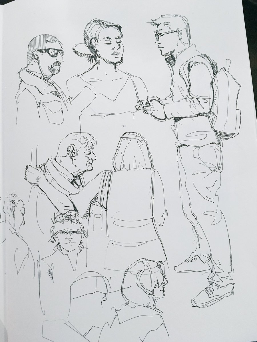 drawing on the train 