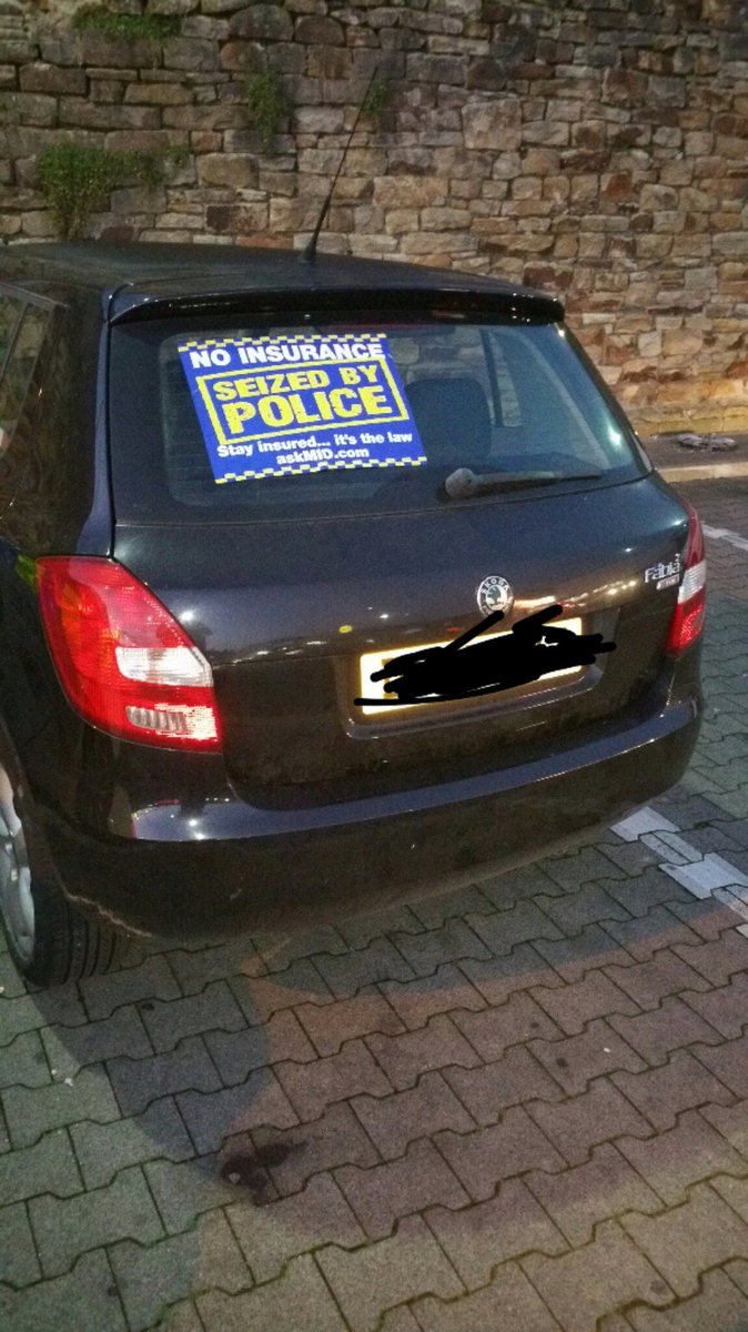 Team 3 have just stopped this vehicle showing no insurance in Burnley. Checks have been made and the driver is showing as being disqualified. Driver arrested and vehicle seized. 
#team3 #dizzydriver