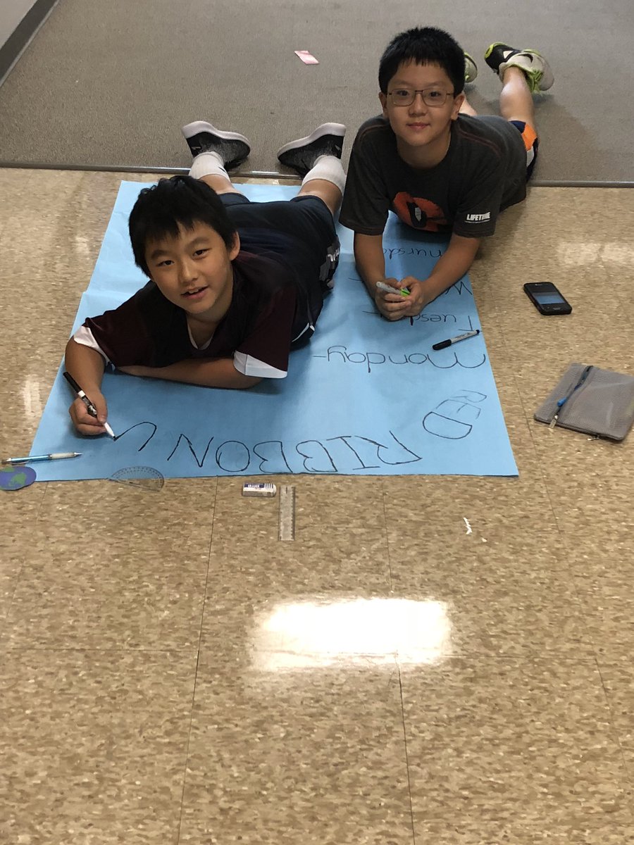 RiceSLP_Maxine's tweet photo. Student Council preparing for Red Ribbon Week 🤗 https://t.co/3p4YPeWUgM