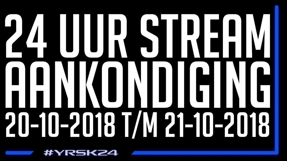 YaraskyGaming's tweet image. Aankomende zaterdag (20-10-2018) start ik om 12.00u met een 24 uur livestream om geld in te zamelen voor Make-A-Wish Nederland. Wil je alle informatie over deze speciale livestream horen? Check dan de aankondigings video op mijn kanaal!

Link: youtube.com/watch?v=LB_P5c…