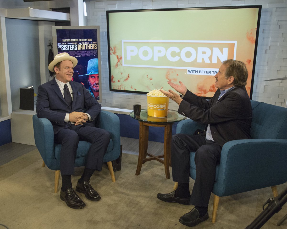 PopcornABCNews's tweet photo. From #StepBrothers to #TheSistersBrothers, John C. Reilly is on a journey through the Old West in @SistersBrosFilm. He discussed why he likes being in acting duos: "I like losing myself in other people." #PopcornABC
WATCH: https://t.co/uqVK8iU2yE
LISTEN: https://t.co/ZVJnIKlMxE https://t.co/kX6cn39zsb