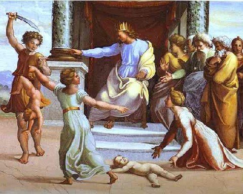 KingSolomonofIL's tweet photo. Heard a case today about 2 women claiming to both be the mother of a baby boy. I offered to cut the babies in 2, and observed the body language. FOUND THE RIGHT MOTHER!!! #Genius #CBG4 https://t.co/KOhyFgb3te