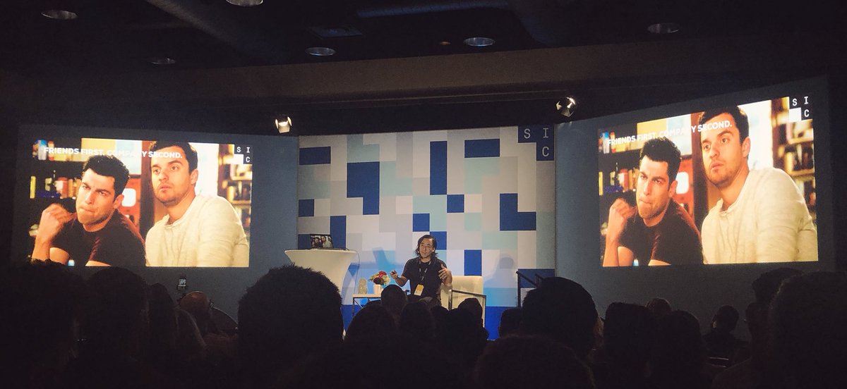 ReneeCoulombe's tweet image. Listening to @GIPHY’s Alex Chung discuss building a company and the gif/jif debate. #friendsfirst #SIC2018 @seattleinteract