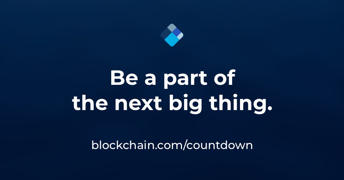 blockchain's tweet photo. Something “big” is coming. Submit your email here: https://t.co/ImkUny5MAS to be the first to know 📩 https://t.co/4ujMNKnuWd