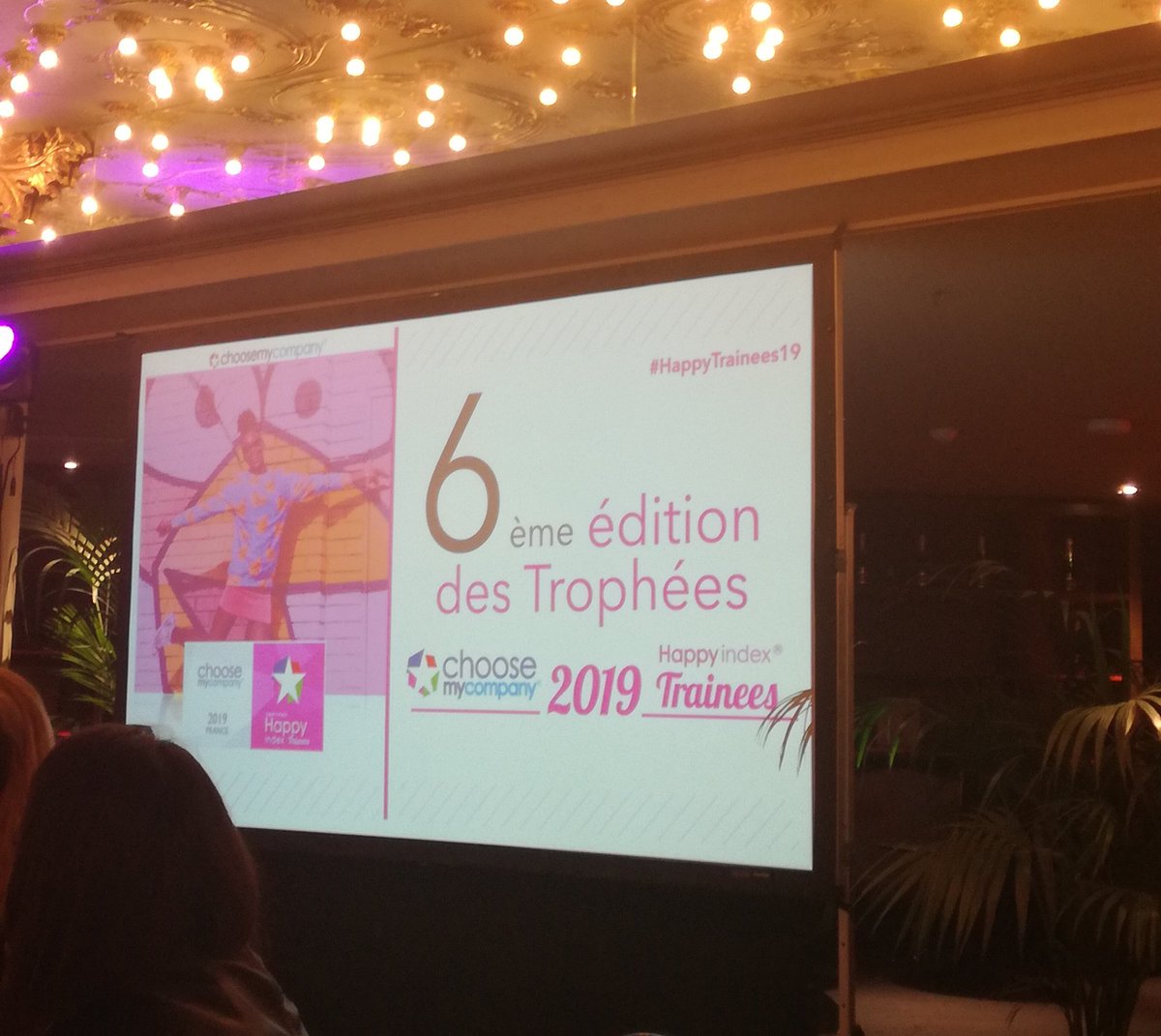 mc2i_'s tweet photo. Nous sommes à la cérémonie @HappyTrainees 2019 pour obtenir notre label. Une entreprise est récompensée lorsque 82,4% des stagiaires sont épanouis au travail.
#Happytrainees #Label #ceremonie #RSE #recompense https://t.co/oSzfDDx3mj