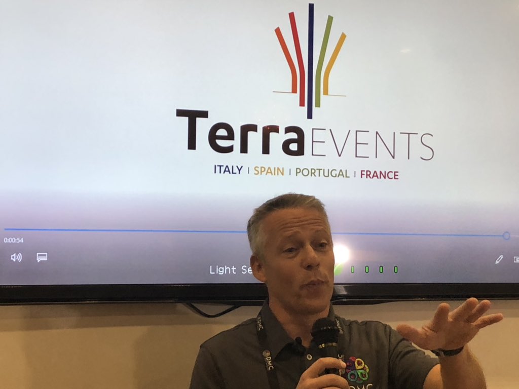 Padraicino's tweet photo. Launched at @IMEX_Group - #TerraEvents, the new name for #Plus39Italy #Plus351Portugal #Plus34Spain. Massive congrats to Lorenzo & Team https://t.co/mMXchium4K
